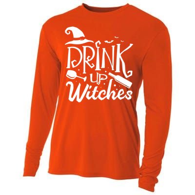 Up Witches Halloween Fan Funny Halloween Gift Cooling Performance Long Sleeve Crew