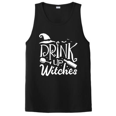 Up Witches Halloween Fan Funny Halloween Gift PosiCharge Competitor Tank