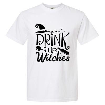 Up Witches Halloween Fan Funny Halloween Gift Garment-Dyed Heavyweight T-Shirt