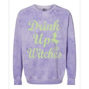 Up Witches Halloween Cute Costume Group Cool Gift Colorblast Crewneck Sweatshirt