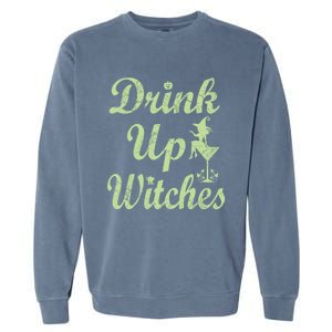 Up Witches Halloween Cute Costume Group Cool Gift Garment-Dyed Sweatshirt