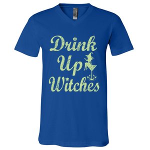 Up Witches Halloween Cute Costume Group Cool Gift V-Neck T-Shirt