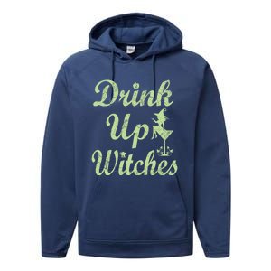 Up Witches Halloween Cute Costume Group Cool Gift Performance Fleece Hoodie