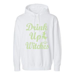 Up Witches Halloween Cute Costume Group Cool Gift Garment-Dyed Fleece Hoodie