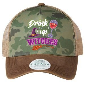 Up Witches Halloween Wine Ing Costume Shir Gift Legacy Tie Dye Trucker Hat