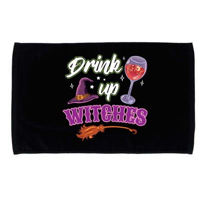 Up Witches Halloween Wine Ing Costume Shir Gift Microfiber Hand Towel