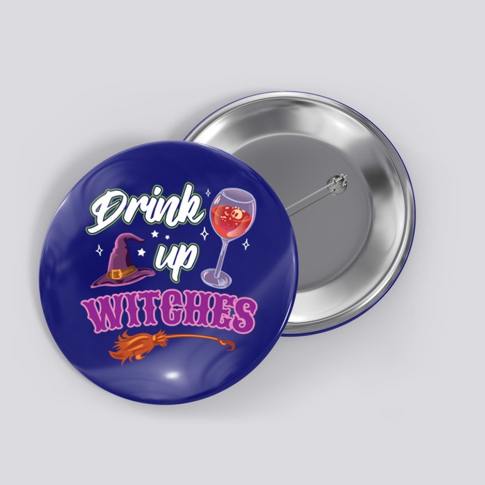 Up Witches Halloween Wine Ing Costume Shir Gift Button