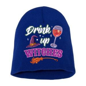 Up Witches Halloween Wine Ing Costume Shir Gift Short Acrylic Beanie