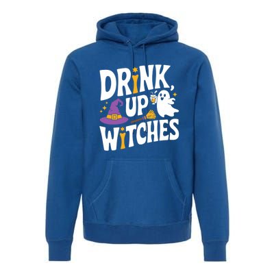 Up Witches Halloween Party Fun Design For Ghouls Gift Premium Hoodie