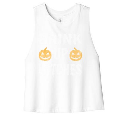 Up Witches Halloween Group Costume Cute Gift Women's Racerback Cropped Tank