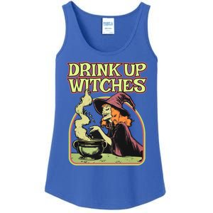 Up Witches Halloween Hallowine Wine Witch Gift Ladies Essential Tank