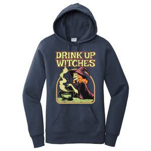 Up Witches Halloween Hallowine Wine Witch Gift Women's Pullover Hoodie