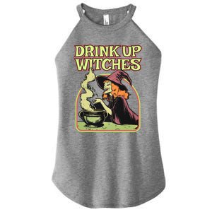 Up Witches Halloween Hallowine Wine Witch Gift Women's Perfect Tri Rocker Tank