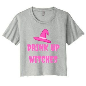 Up Witches Halloween Fun Gift Women's Crop Top Tee