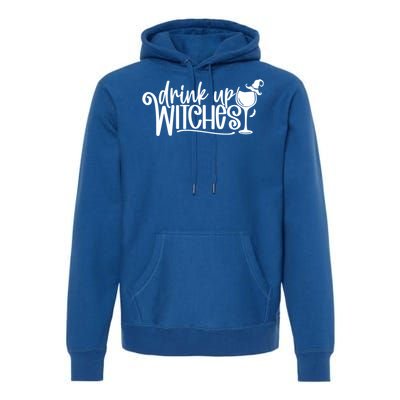 Up Witches Halloween Wine Gift Premium Hoodie