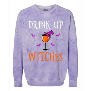 Up Witches Halloween Ing Gift Funny Gift Colorblast Crewneck Sweatshirt