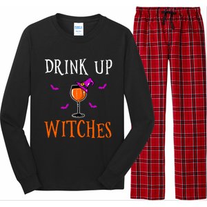 Up Witches Halloween Ing Gift Funny Gift Long Sleeve Pajama Set