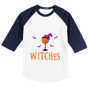 Up Witches Halloween Ing Gift Funny Gift Baseball Sleeve Shirt