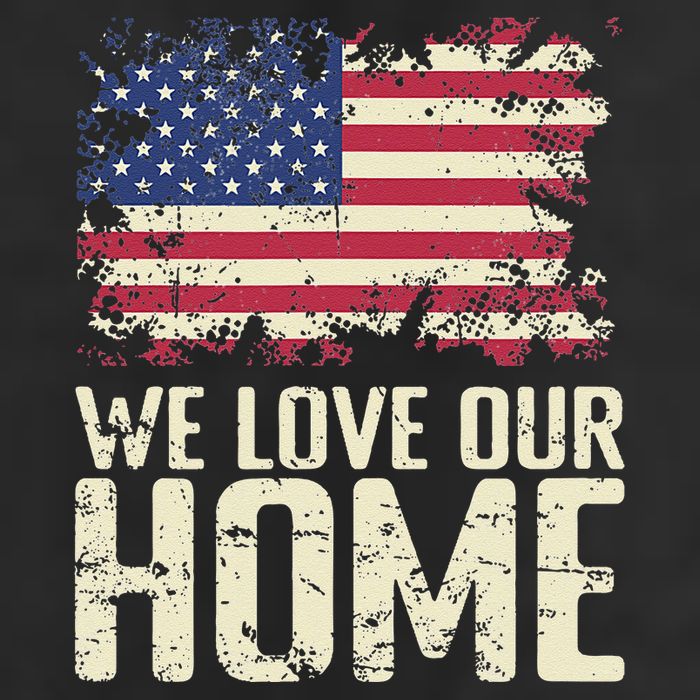 Usa We Love Our Home 11oz C Handle Ceramic Mug