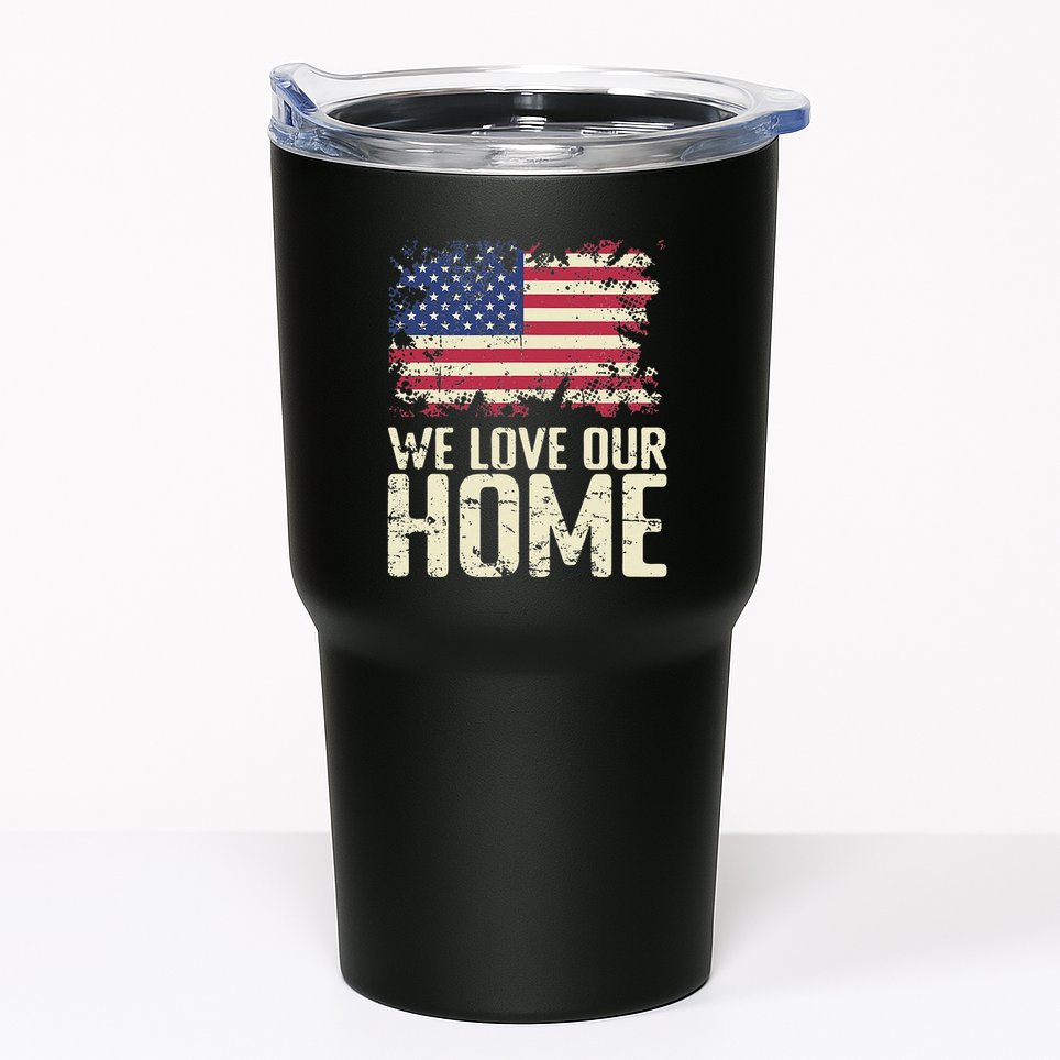 Usa We Love Our Home Tumbler
