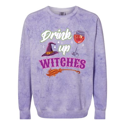 Up Witches Meaningful Gift Colorblast Crewneck Sweatshirt