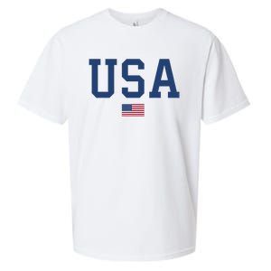 USA Women Men Kids Patriotic American Flag July 4th Sueded Cloud Jersey T-Shirt