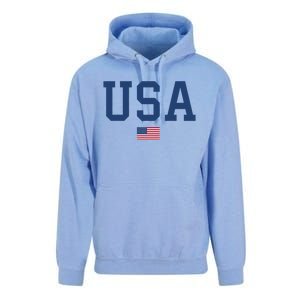 USA Women Men Kids Patriotic American Flag July 4th Unisex Surf Hoodie