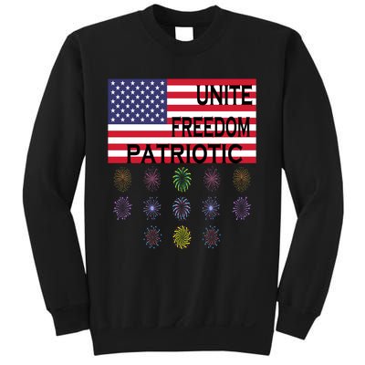 USA Women Men Patriotic American Flag 4th Of July Sweatshirt