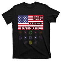 USA Women Men Patriotic American Flag 4th Of July T-Shirt