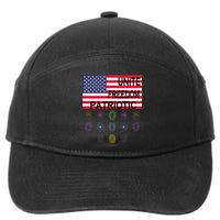 USA Women Men Patriotic American Flag 4th Of July 7-Panel Snapback Hat