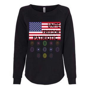 USA Women Men Patriotic American Flag 4th Of July Womens California Wash Sweatshirt