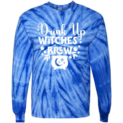 Up Witches Meaningful Gift Cheers Witches Up Witches Brew Cute Gift Tie-Dye Long Sleeve Shirt