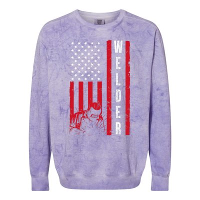 Unique Welding Novelty Colorblast Crewneck Sweatshirt