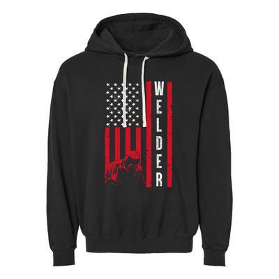 Unique Welding Novelty Garment-Dyed Fleece Hoodie