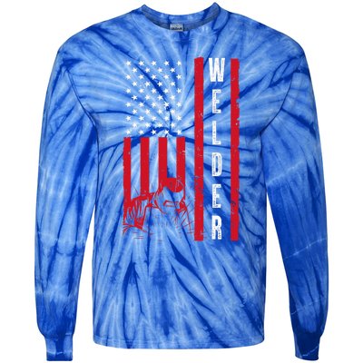 Unique Welding Novelty Tie-Dye Long Sleeve Shirt