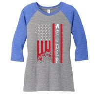 Unique Welding Novelty Women's Tri-Blend 3/4-Sleeve Raglan Shirt