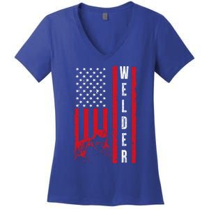 Unique Welding Novelty Women's V-Neck T-Shirt