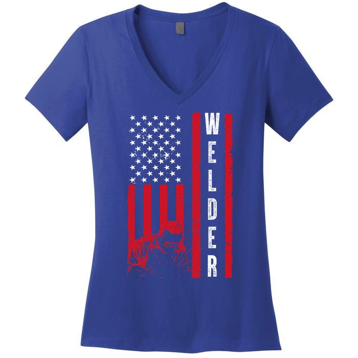 Unique Welding Novelty Women's V-Neck T-Shirt