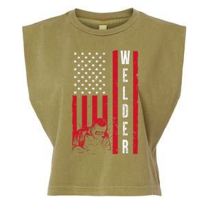 Unique Welding Novelty Garment-Dyed Women's Muscle Tee