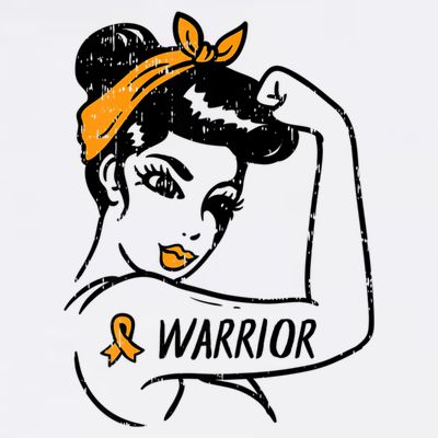 Unbreakable Warrior Orange Ribbon Leukemia Awareness T-Shirt