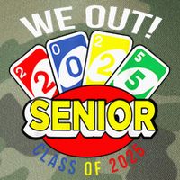 U.N.O We Out Senior Class Of 2025 Legacy Tie Dye Trucker Hat
