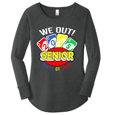 U.N.O We Out Senior Class Of 2025 Women's Perfect Tri Tunic Long Sleeve Shirt