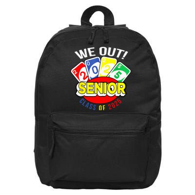 U.N.O We Out Senior Class Of 2025 16 in Basic Backpack