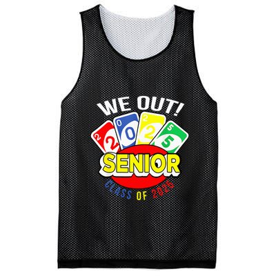 U.N.O We Out Senior Class Of 2025 Mesh Reversible Basketball Jersey Tank