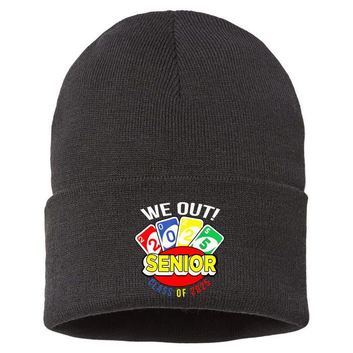 U.N.O We Out Senior Class Of 2025 Sustainable Knit Beanie