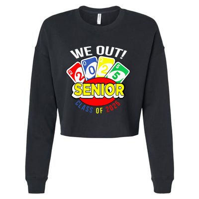 U.N.O We Out Senior Class Of 2025 Cropped Pullover Crew