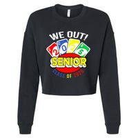 U.N.O We Out Senior Class Of 2025 Cropped Pullover Crew
