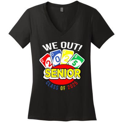 U.N.O We Out Senior Class Of 2025 Women's V-Neck T-Shirt