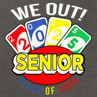 U.N.O We Out Senior Class Of 2025 Cotton Canvas Backpack