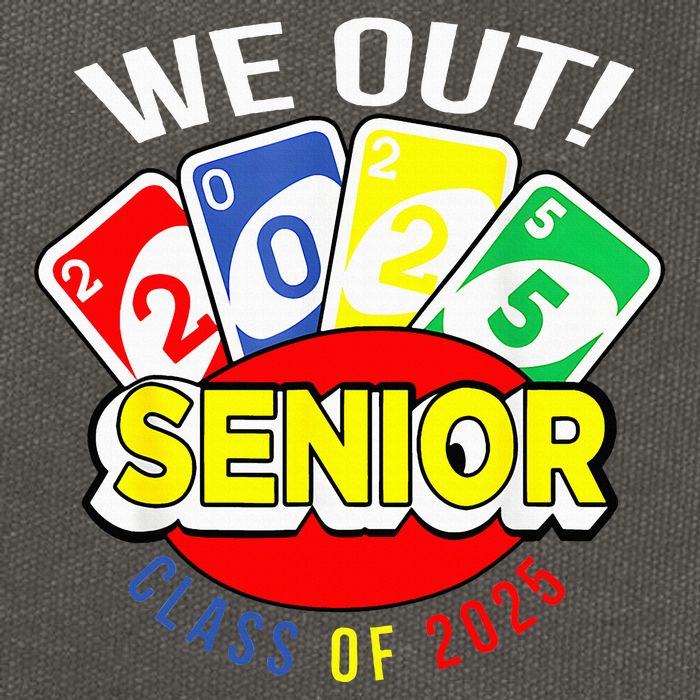 U.N.O We Out Senior Class Of 2025 Cotton Canvas Backpack